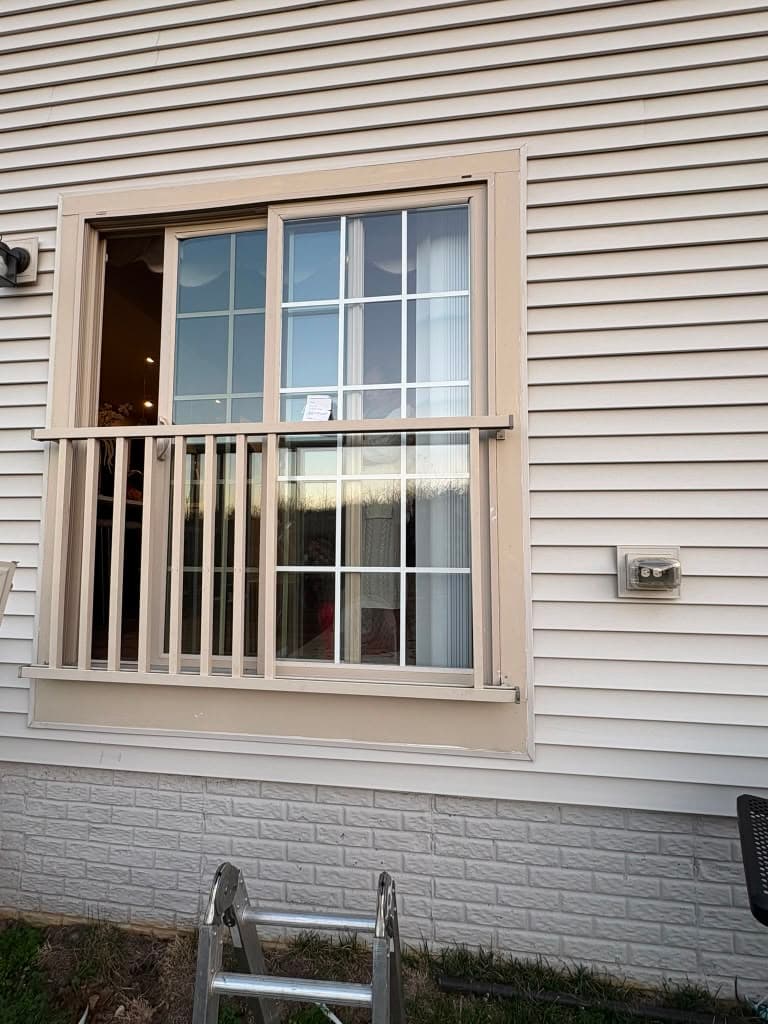 Patio door glass replacement — after