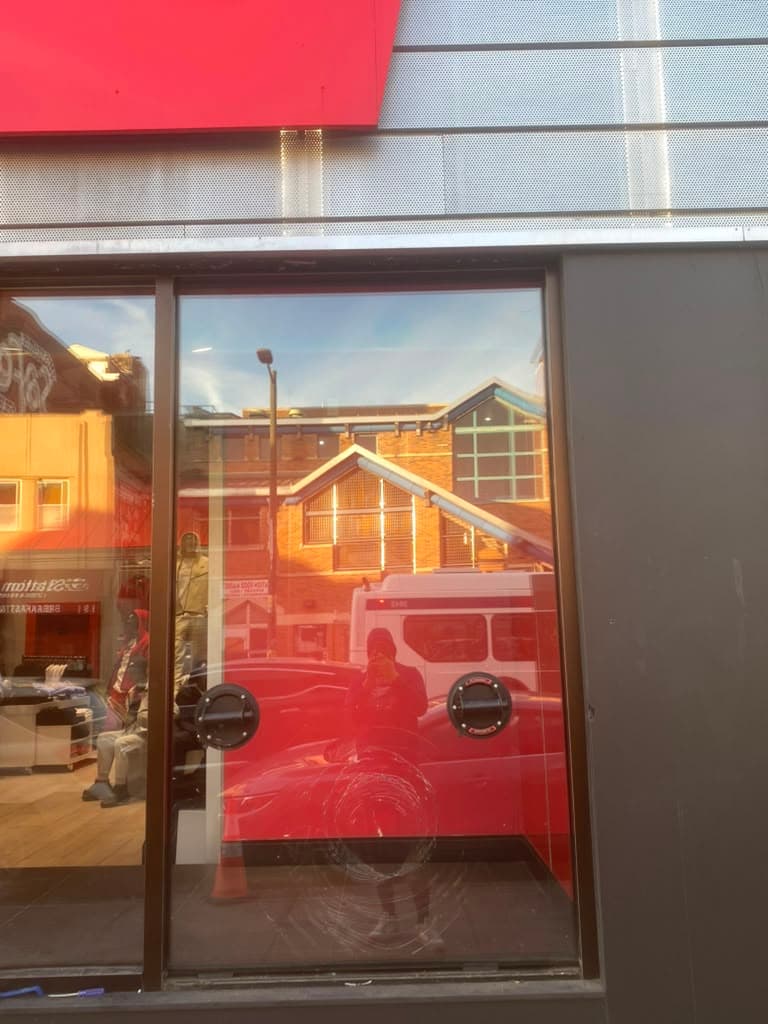 Storefront glass replacement — after