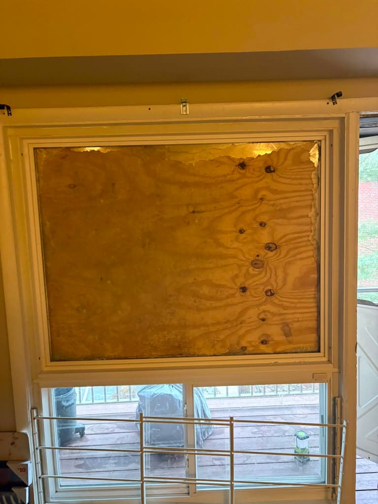 Entry door replacement — before
